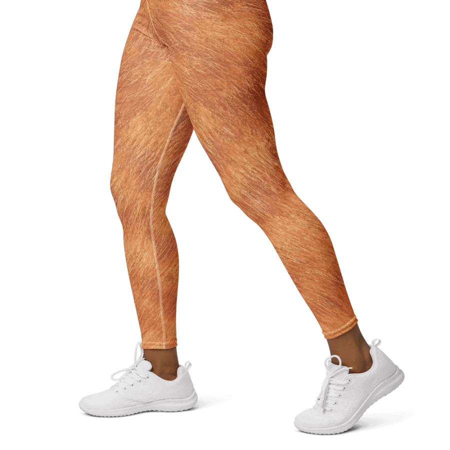 Orange cat Yoga Leggings product image (4)