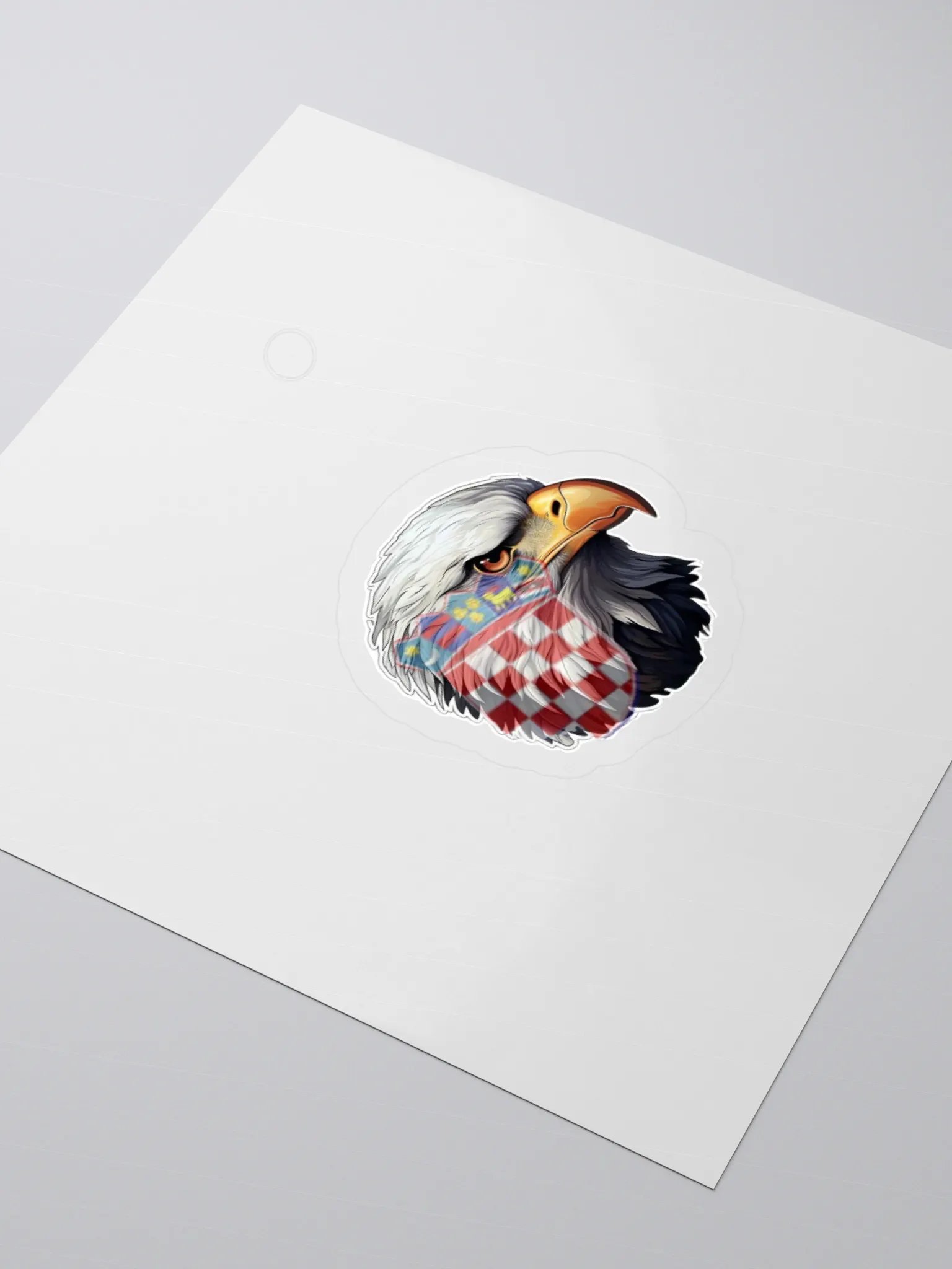 Croatian Eagle Flag Kiss Cut Stickers product image (3)