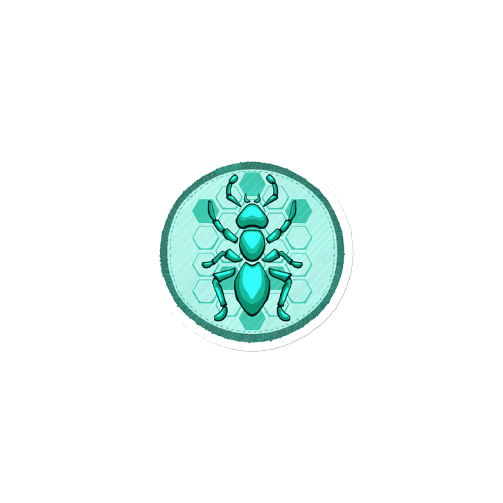 Aqua Ants Magnet product image (1)