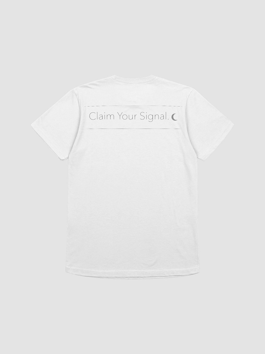 Claim Your Signal, Brain Circuitry - White Tee product image (4)
