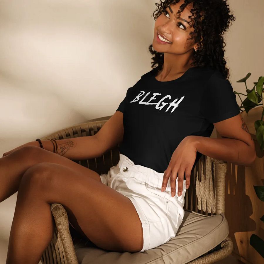 Women's Fitted Shirt with Purple Logo on Back product image (7)