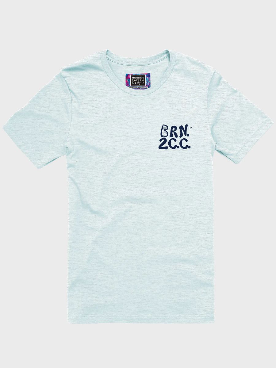Men's | BOURNE to Cape Cod™ | Supersoft T-Shirt by Bella+Canvas | Navy Blue Logo on Light Neutrals product image (11)