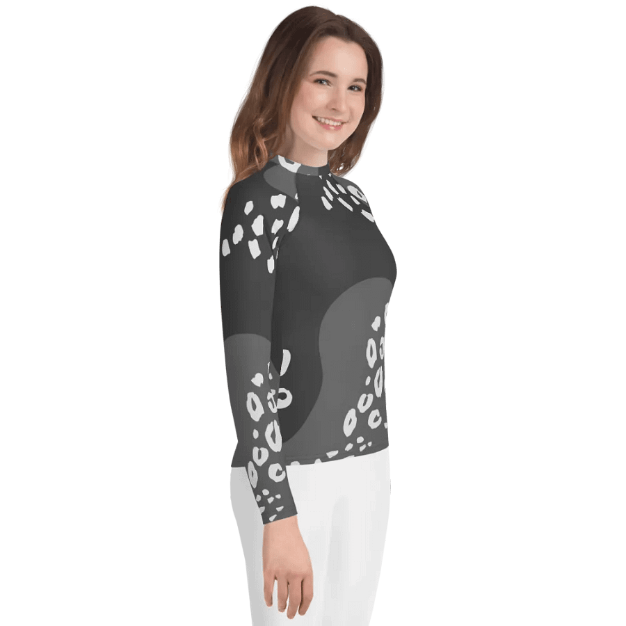 Wild Grey Youth Rash Guard product image (4)