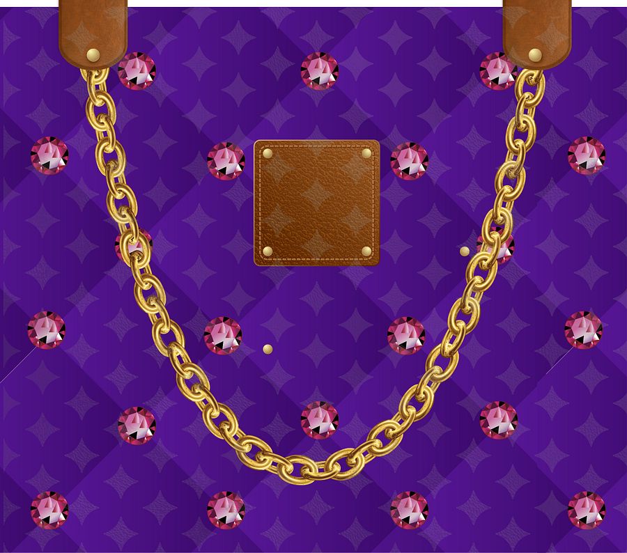Purple Bling Skinny Tumbler Wrap product image (4)