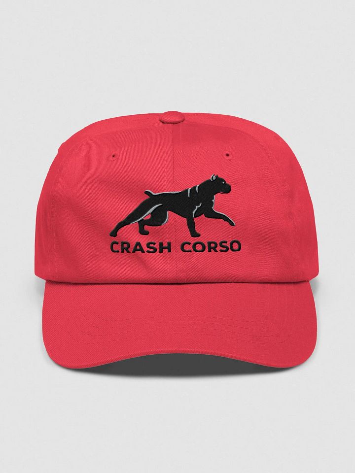 Crash Corso Classic Dad Hat(Embroidered) of a Cane Corso(Black) product image (1)