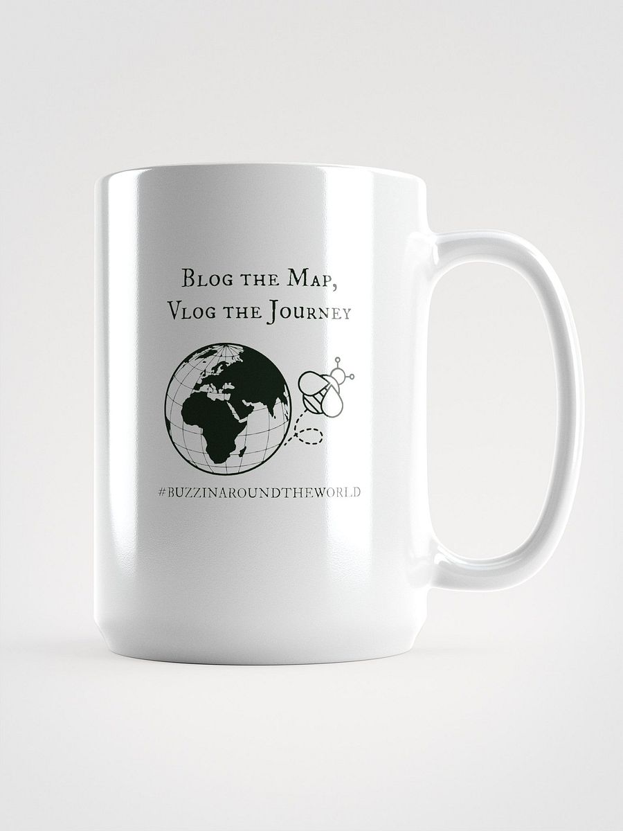 Blog The Map, Vlog The Journey Glossy Mug product image (1)