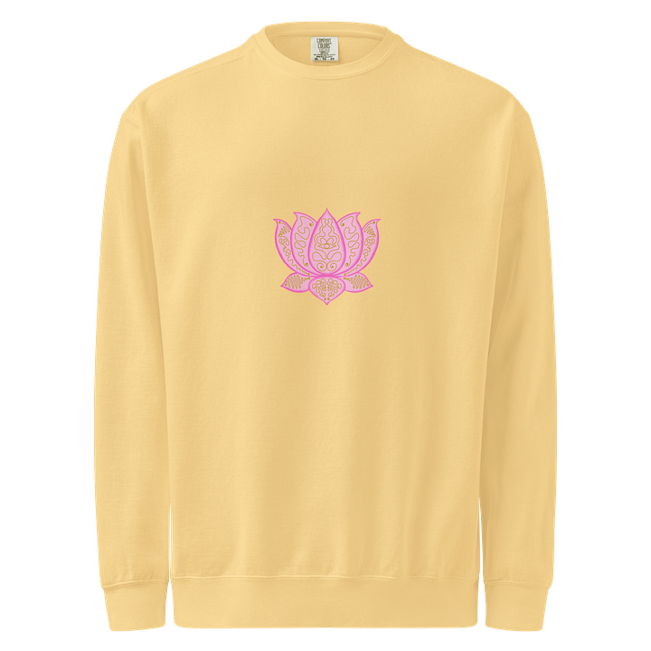 Lotus Bloom Gold Line Pattern Sweatshirt product image (1)