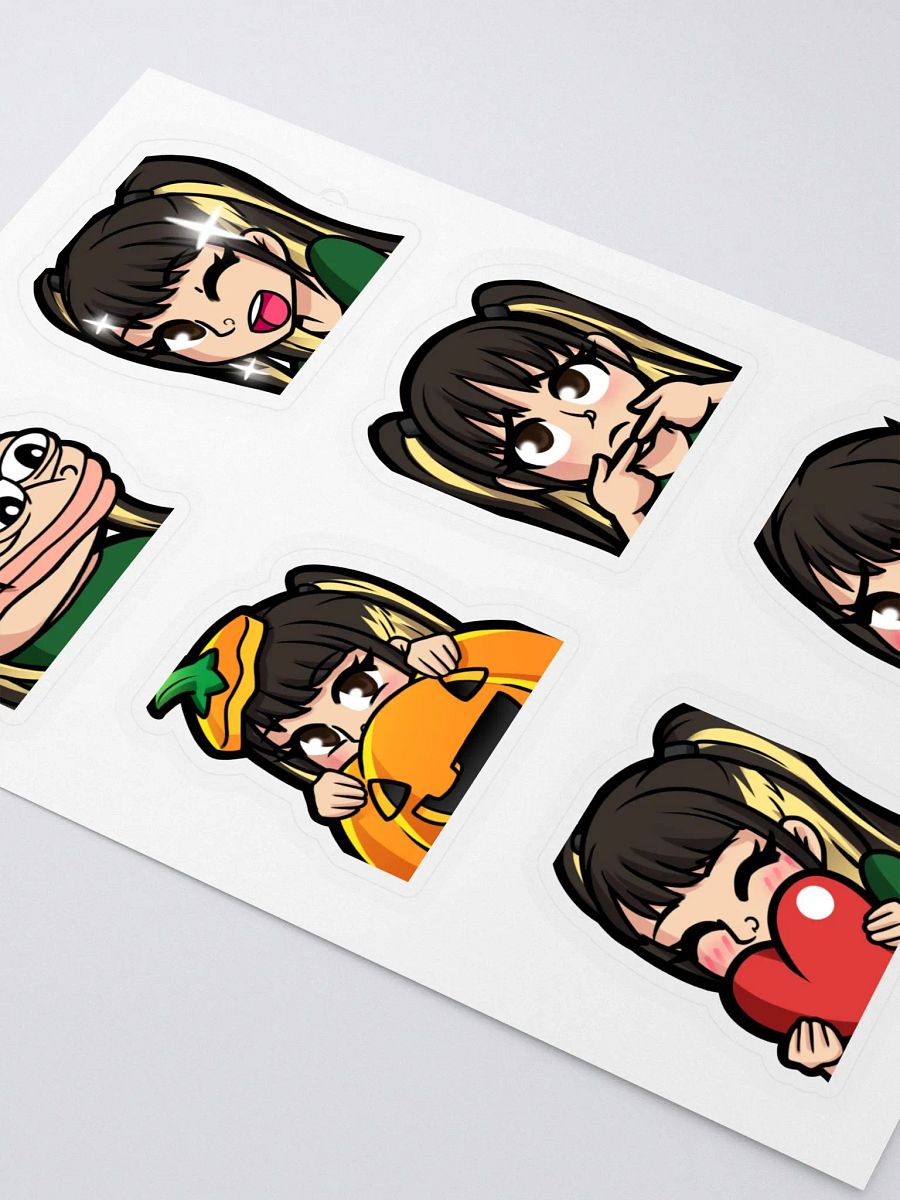 MH Emote Sticker sheet product image (3)