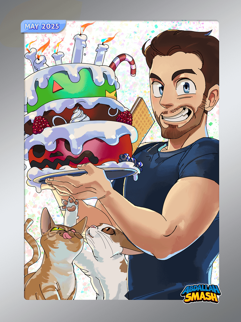 Abdallah Smash Trading Card [BIRTHDAY 2025]