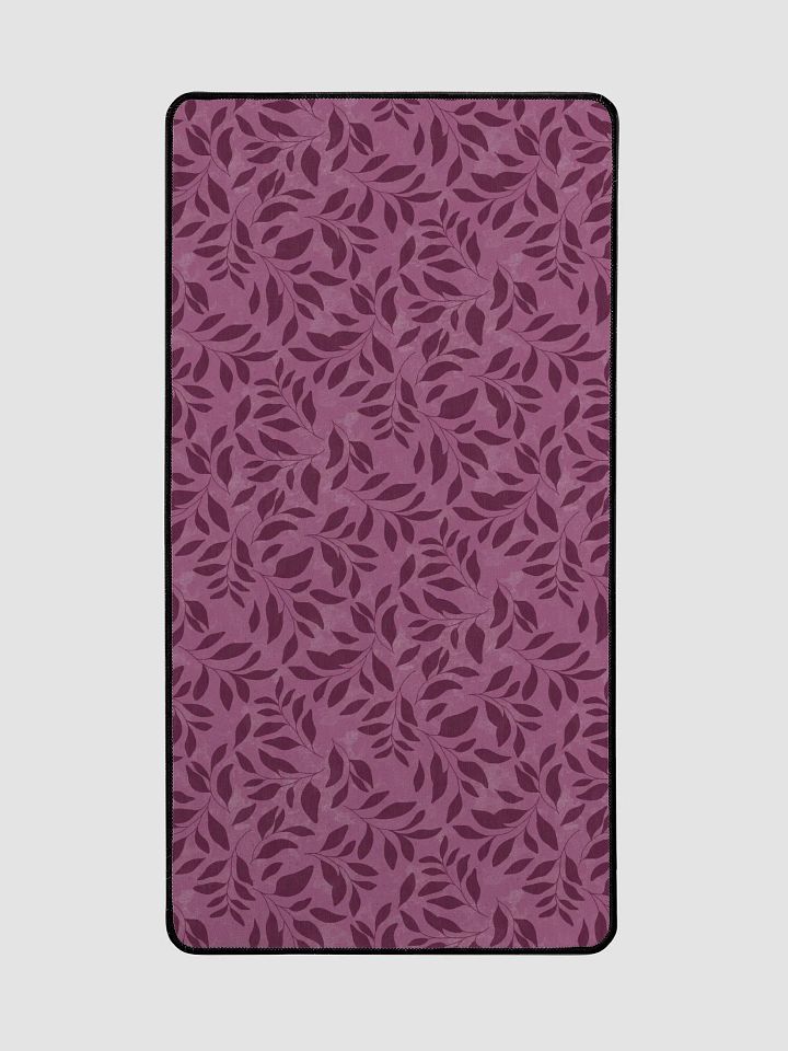 Midnight Foliage Magenta Desk Mat product image (2)