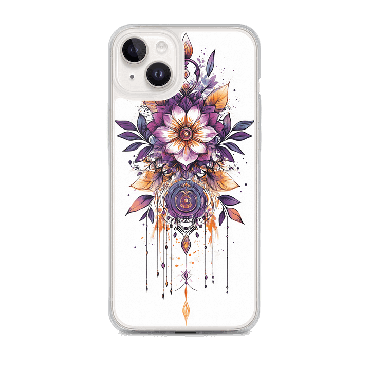 Floral Fusion MagSafe® iPhone® Clear Case product image (1)