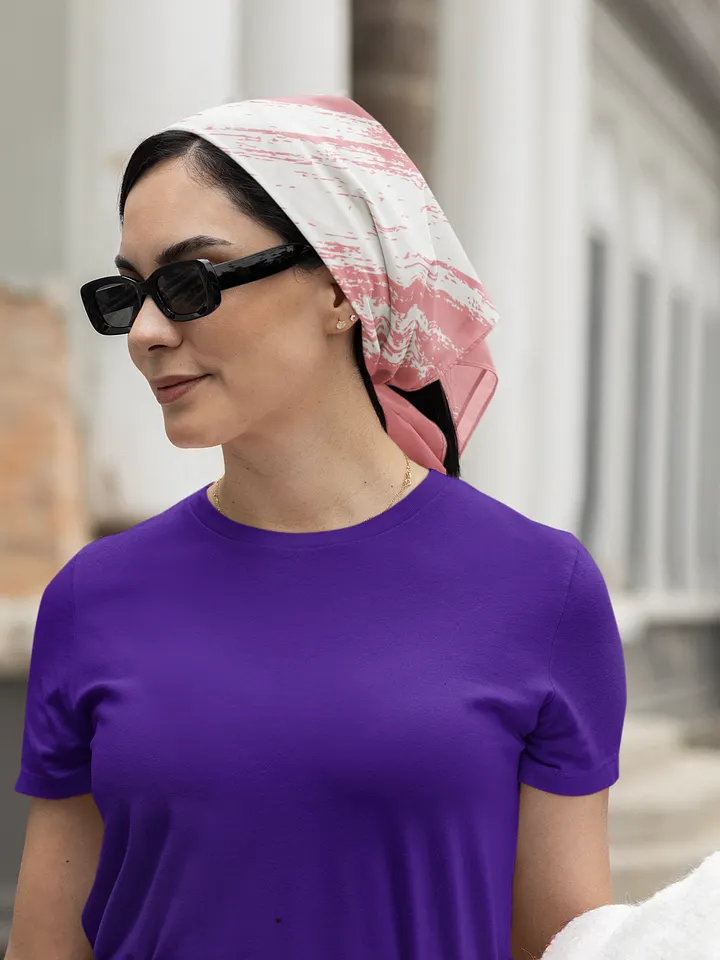 Pink Brushstroke All-Over Bandana product image (1)