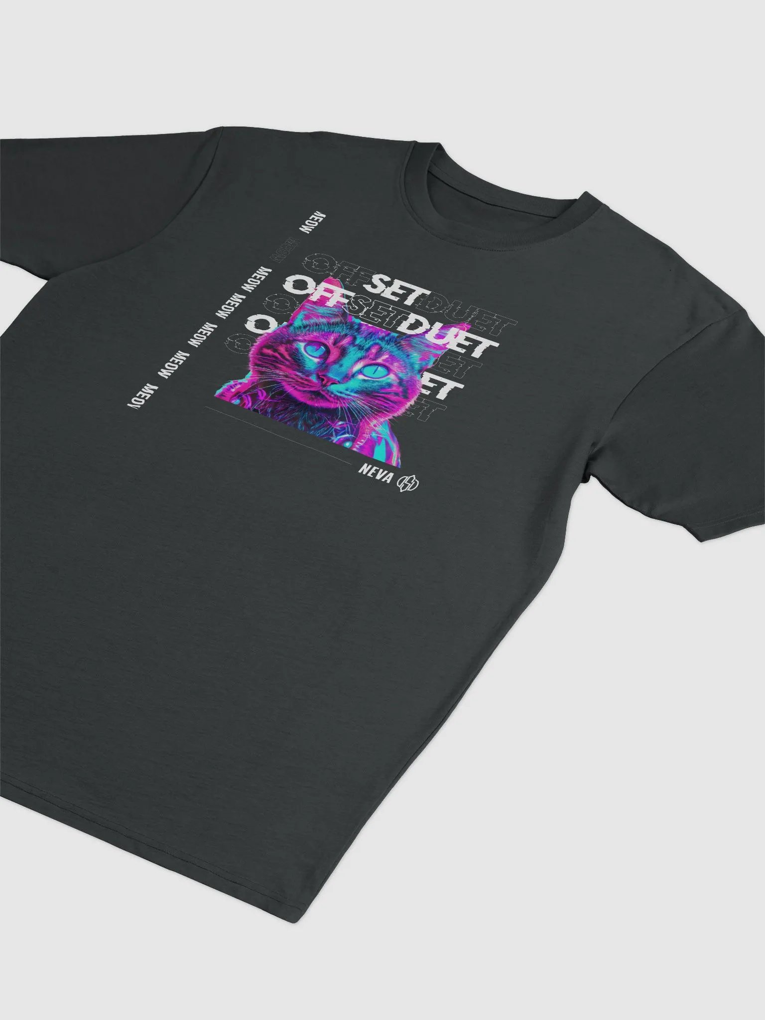 Offsetduet Neon Kitty Tee product image (3)