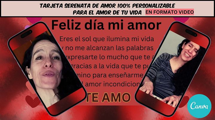 Tarjeta Serenata Personalizable con canción original para dedicar al AMOR de la vida product image (1)