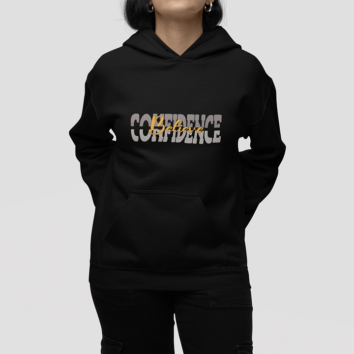 Confidence Believe Design Hoodie #103 product image (2)
