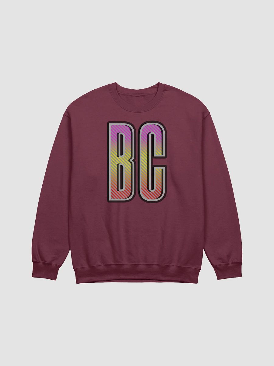 BC British Colombia Block Letters Vibrant Crewneck Sweatshirt product image (5)