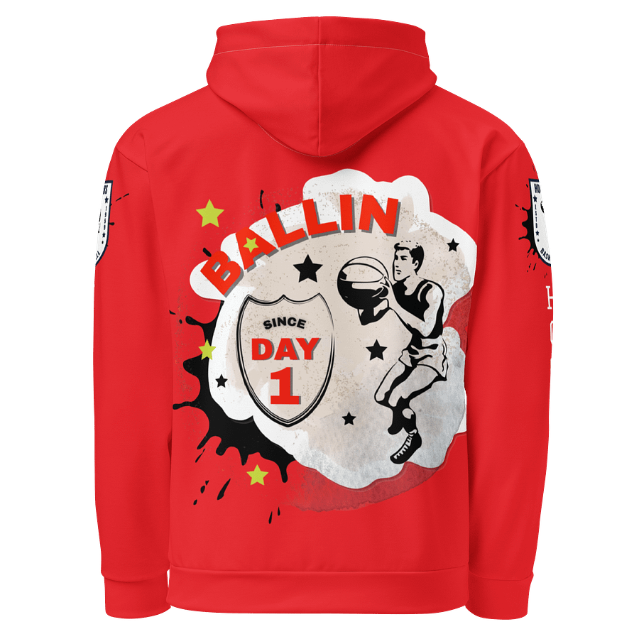 Ballin’ Since Day 1 – A Sporty Hoodie with a Playful Vibe product image (2)