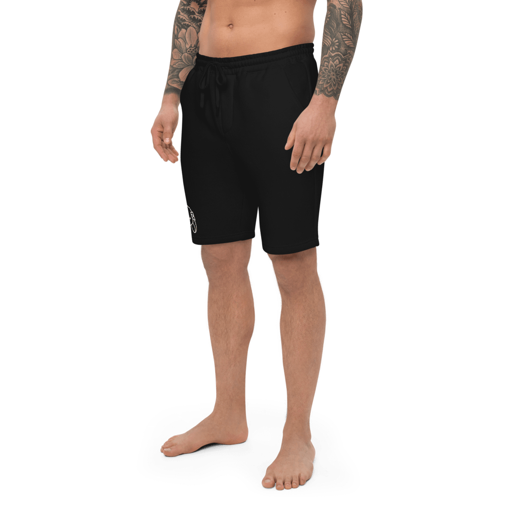 Lop Bunny Embroidered Men's Fleece Shorts product image (4)