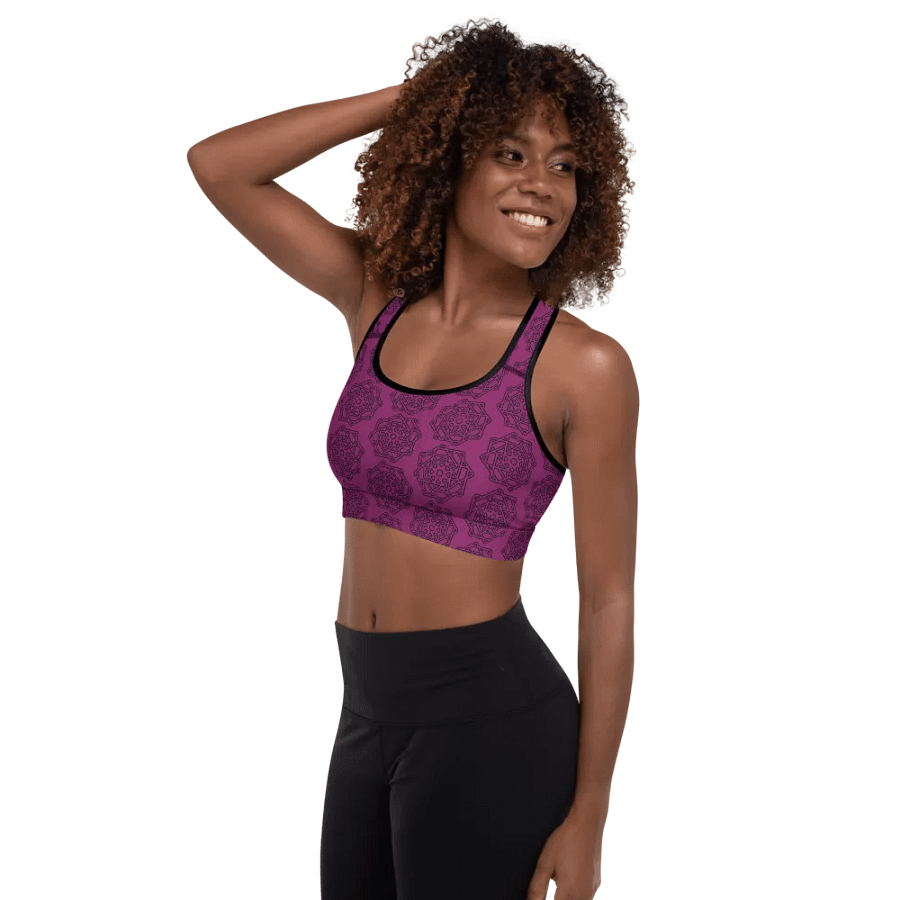 Starry Symmetry Padded Sports Bra product image (6)