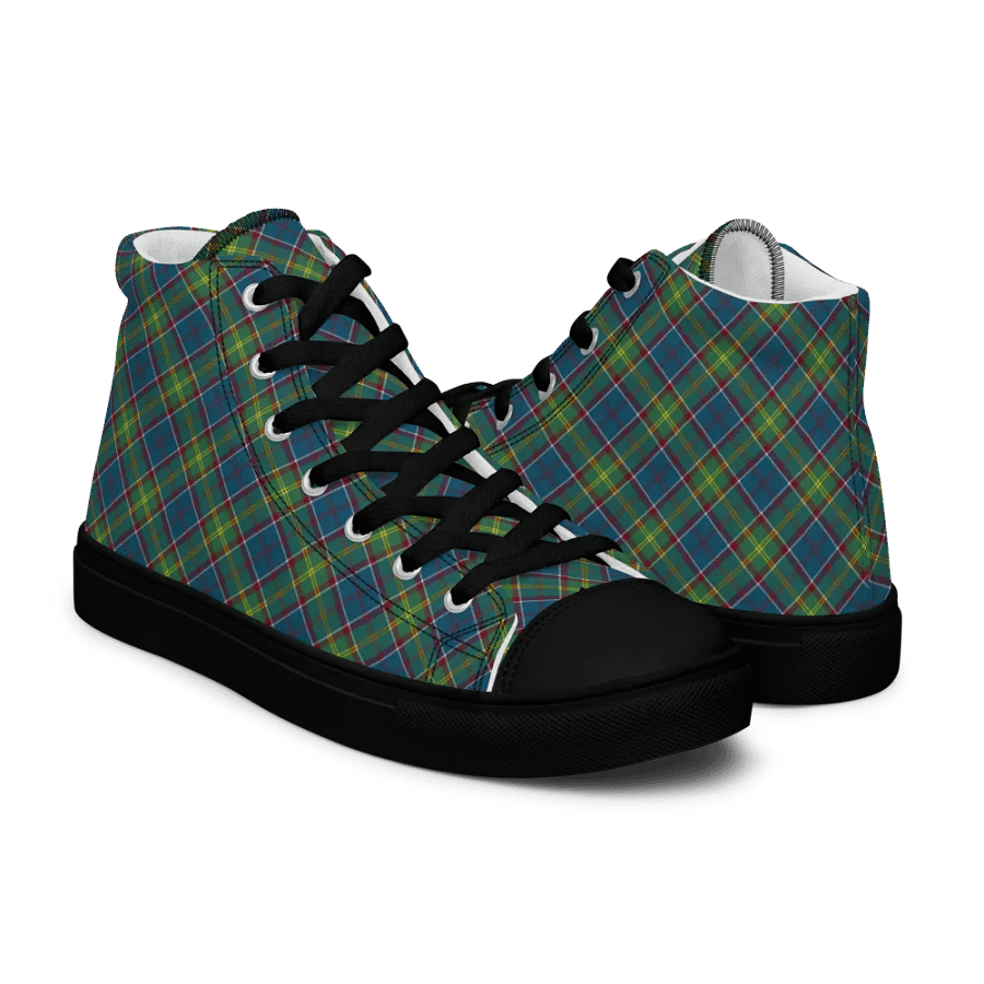 Ayrshire Tartan Men's High Top Shoes product image (7)