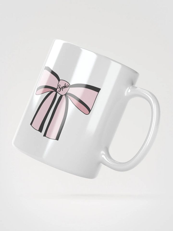 Sophia's Bow White Glossy Mug product image (4)