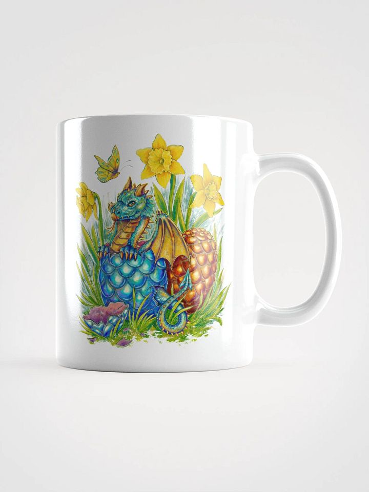 Dragon's Tale White Glossy Mug product image (1)