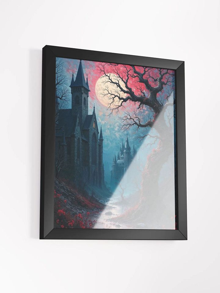 Moonlit Gothic Castle Framed Print product image (9)