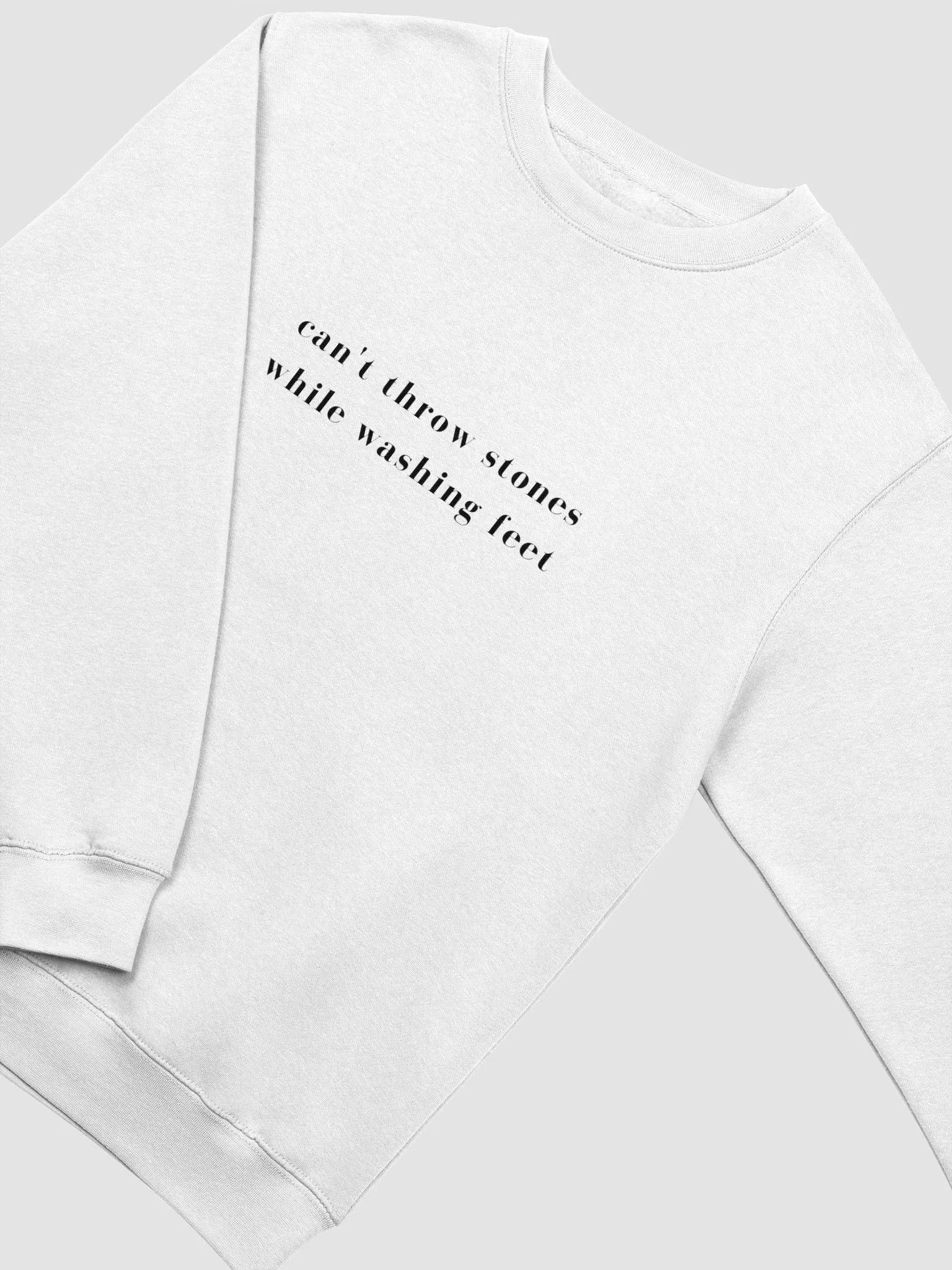 cant throw stones - sweatshirt product image (3)