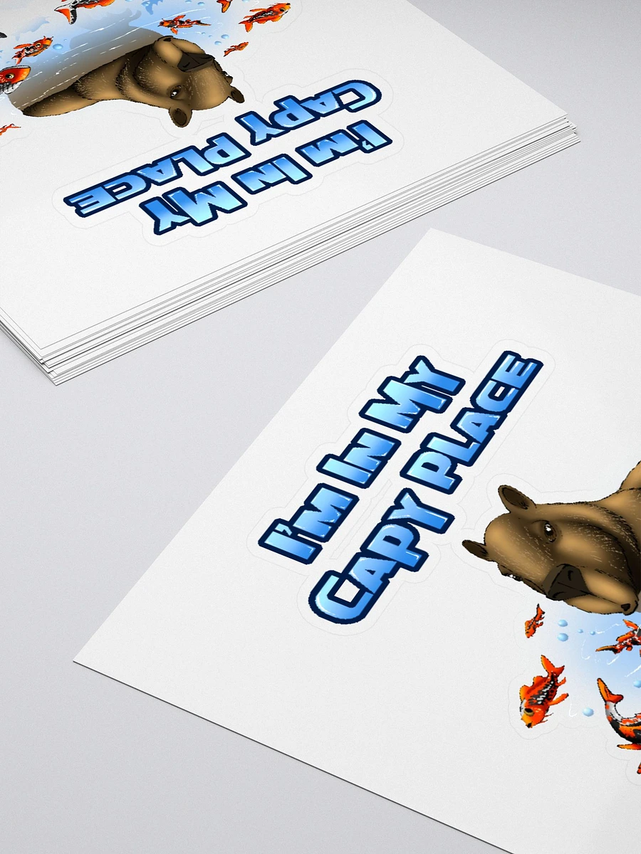 I'm In My Capy Place! Javier The Capybara Sticker! - LegaSea x Reptile Army Collab product image (4)