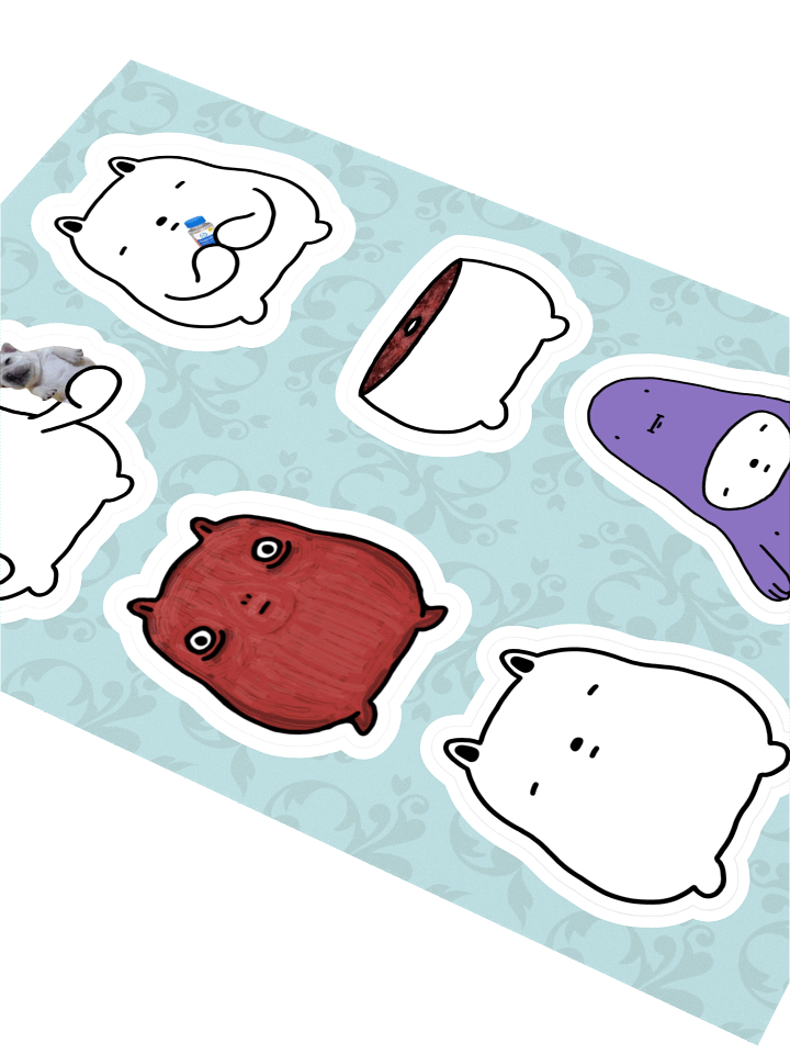 Wise Bear Sticker Sheet product image (2)