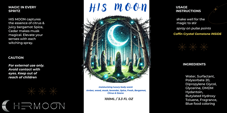HIS MOON Luxury Body Scent product image (1)