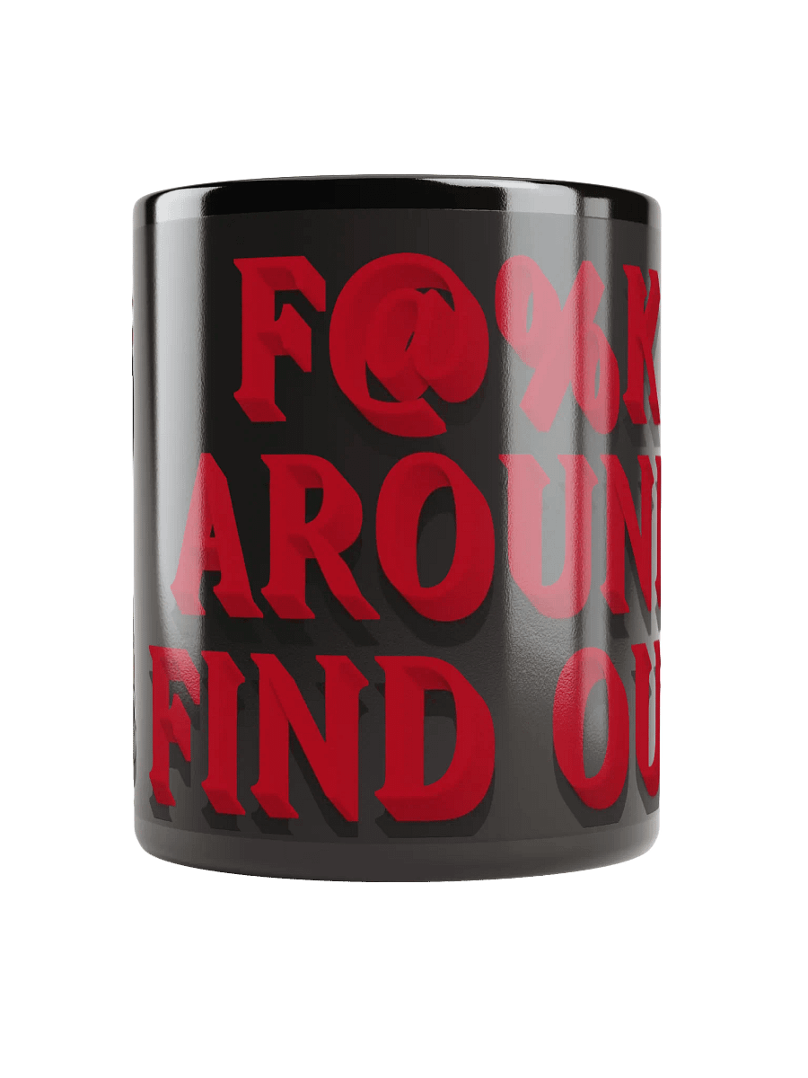 WOMBLE'S F AROUND BLACK MUG product image (10)