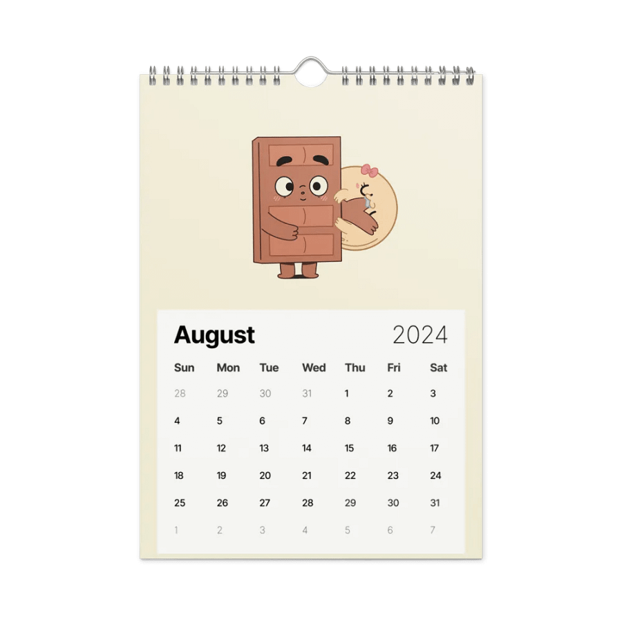 2024 Choco & Pancake Wall Calendar product image (5)