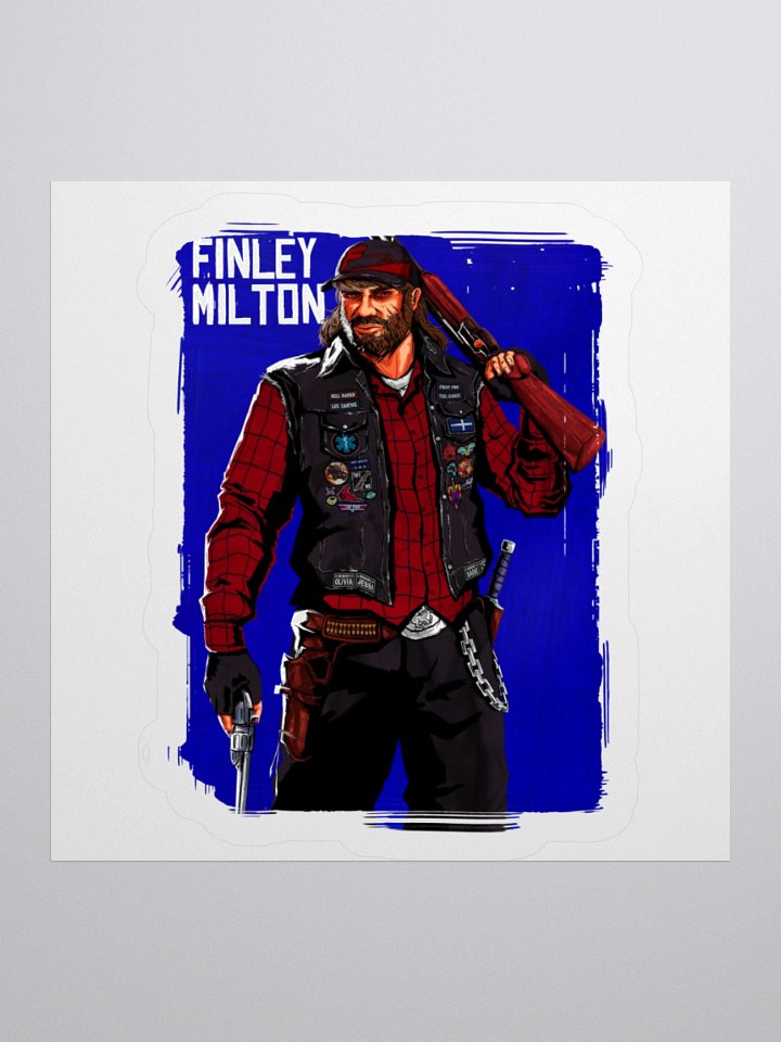 Finn Milton Portrait Sticker product image (3)