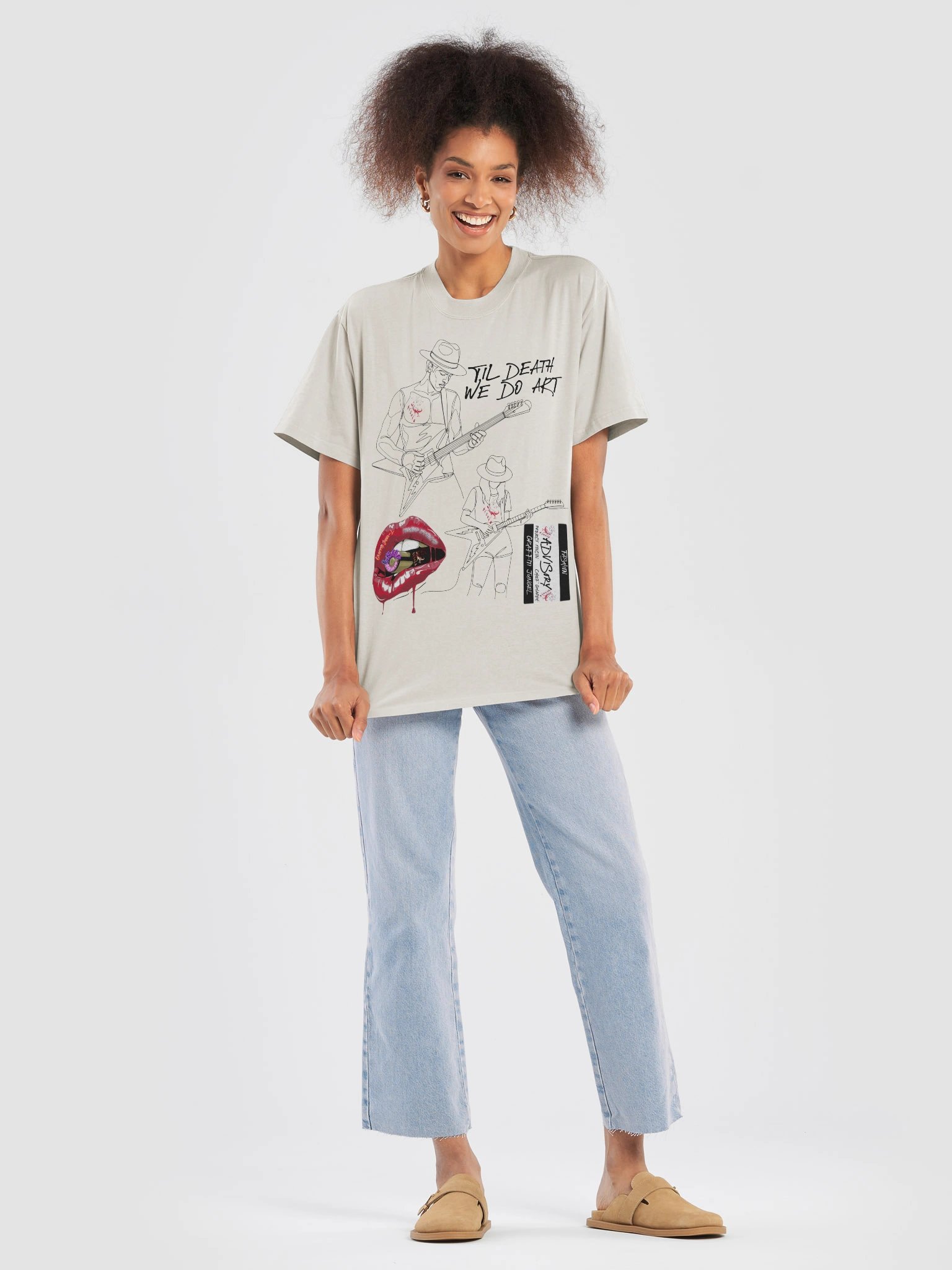 fake rockstar graffiti jungel project xtnctn chief gihareh tee shirt product image (7)