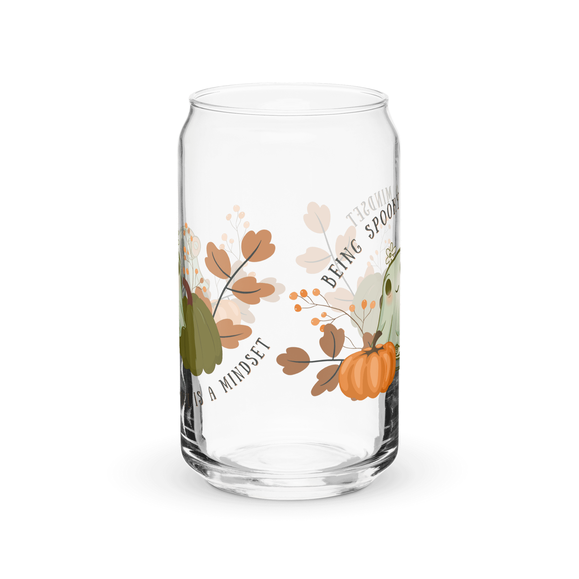 Being Spooky is a Mindset Glass Cup product image (2)