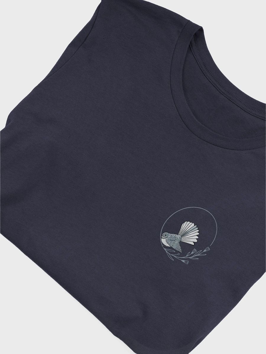 Fantail Bird T-Shirt, Elegant Nature-Inspired Design, Minimalist Wildlife Graphic, New Zealand Native Bird T-shirt product image (2)