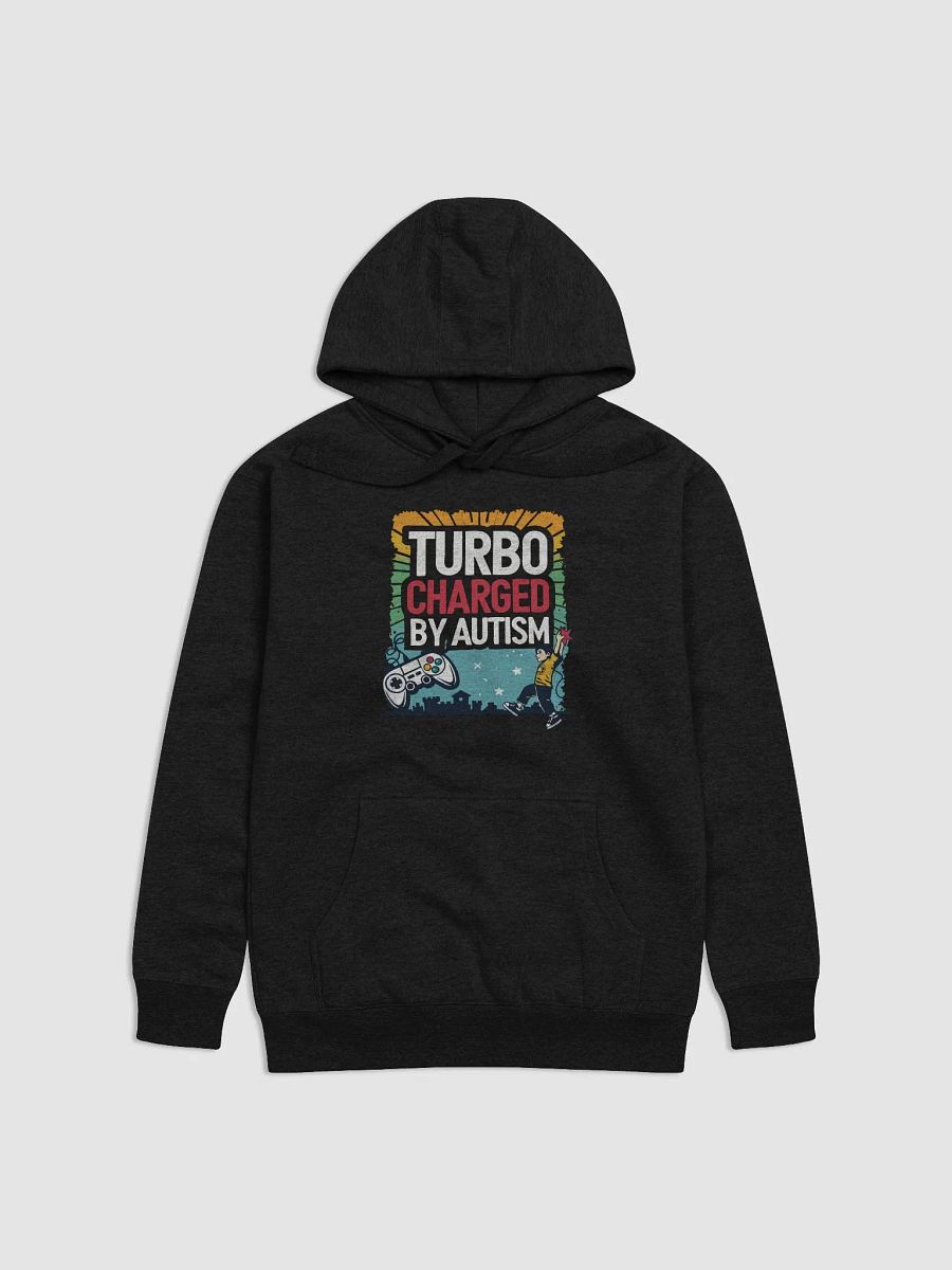 Turbo Charged By Autism Gaming Hoodie | Autism Awareness Gamer Sweatshirt | Neurodiversity Support Apparel product image (7)