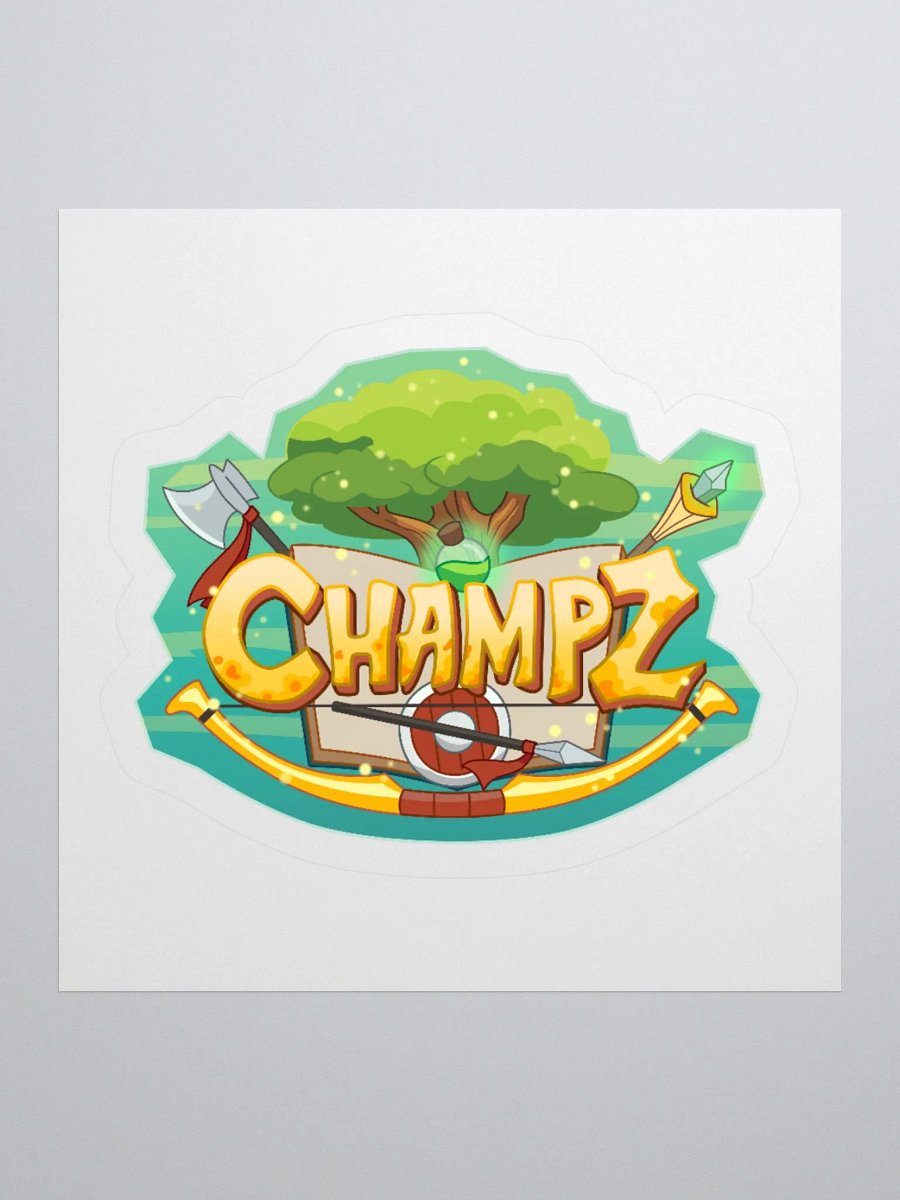 Champz Logo Indoor Sticker product image (1)
