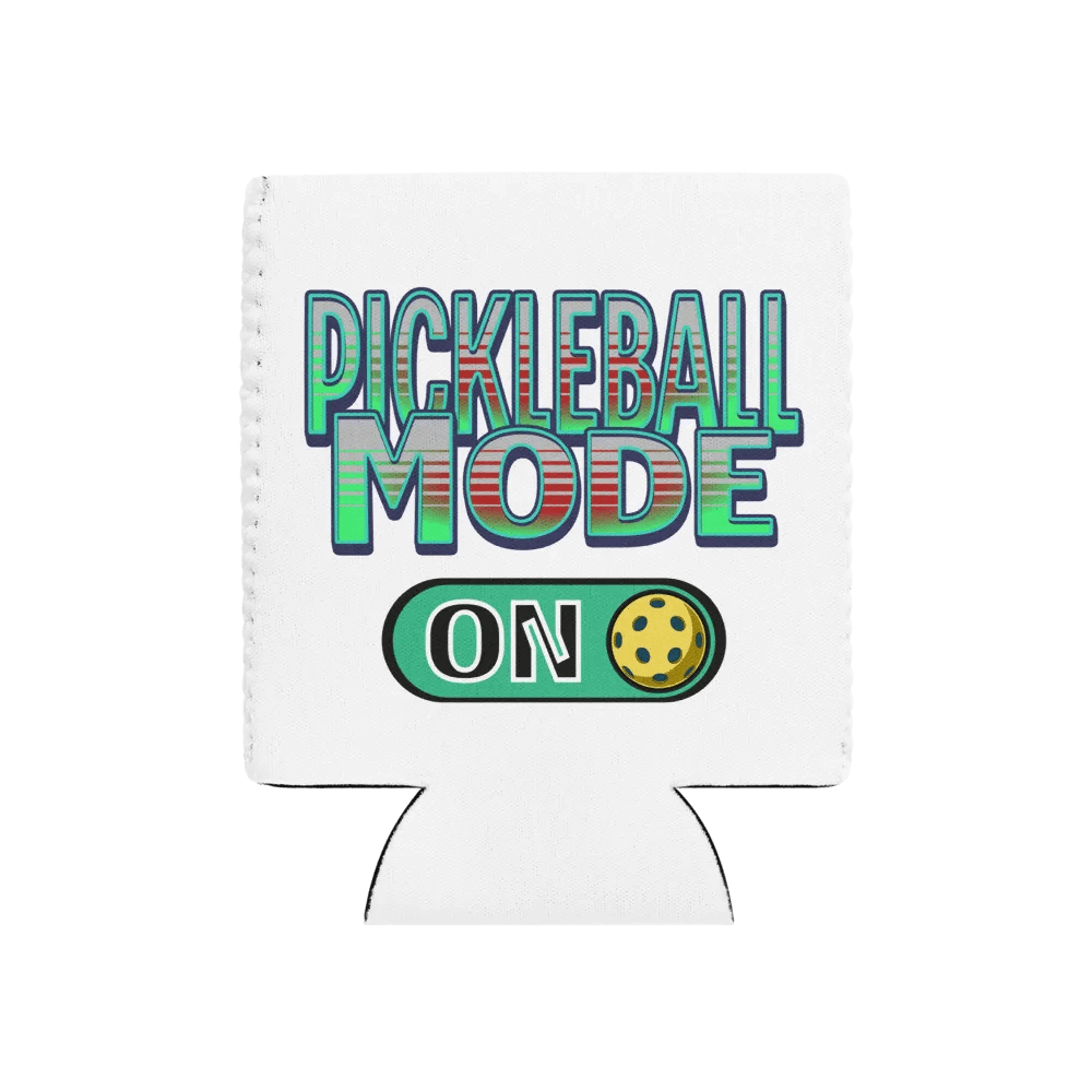 Pickleball Mode On Can Cooler product image (1)