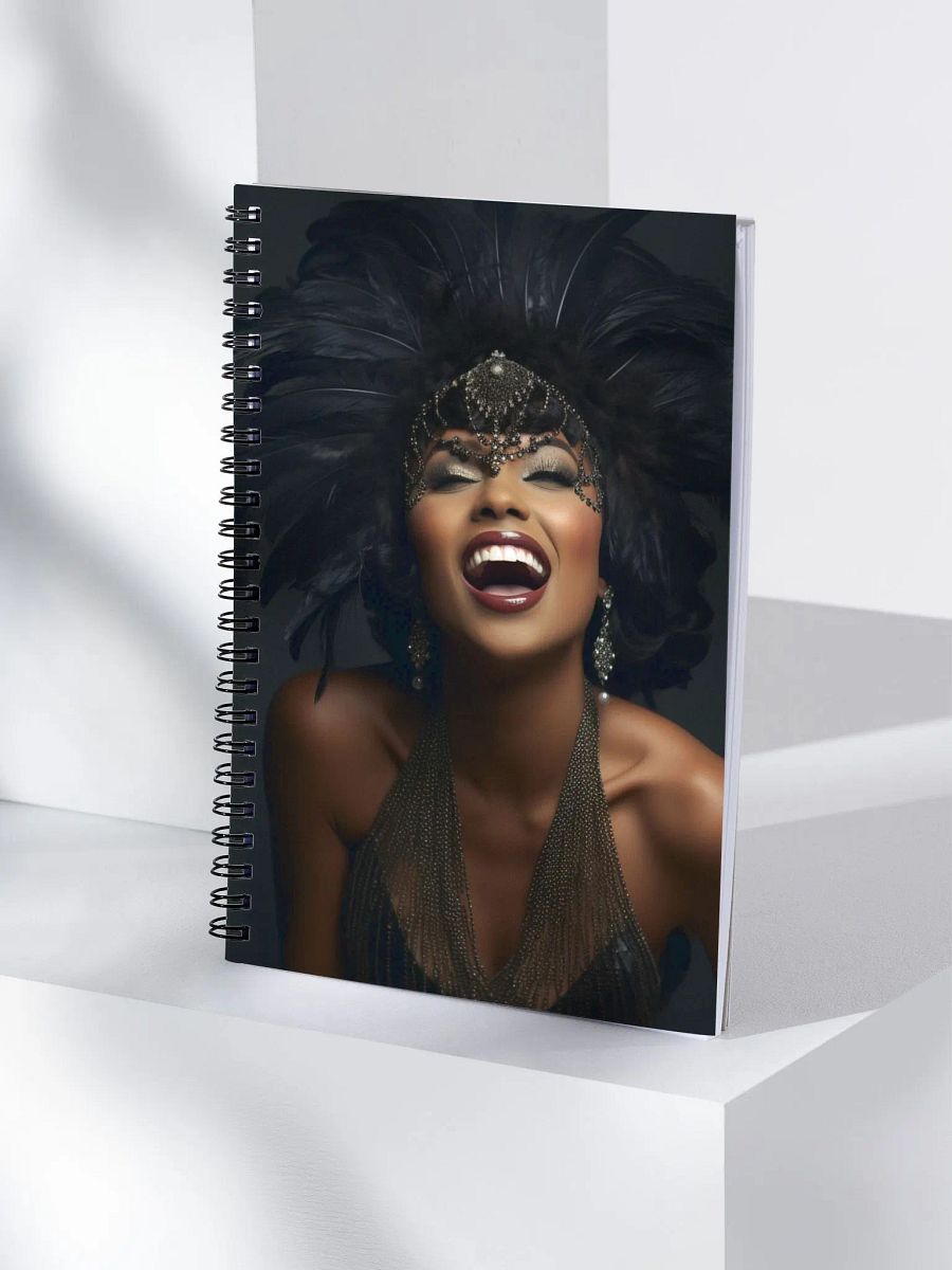 Feathered Elegance Spiral Notebook product image (4)