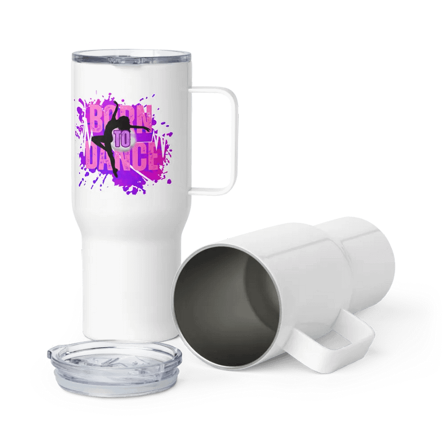 Born to Dance Her Silhouette Vibes Travel Mug product image (4)