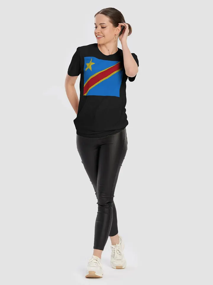 Democratic Republic of the Congo Flag Unisex T-Shirt - Graphic Grove Cotton Tee (XS-5XL) product image (2)