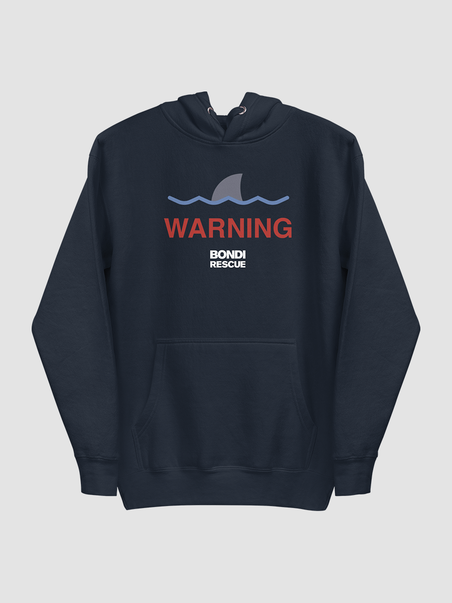 Classic Bondi Rescue Shark Warning Unisex Hoodie product image (3)