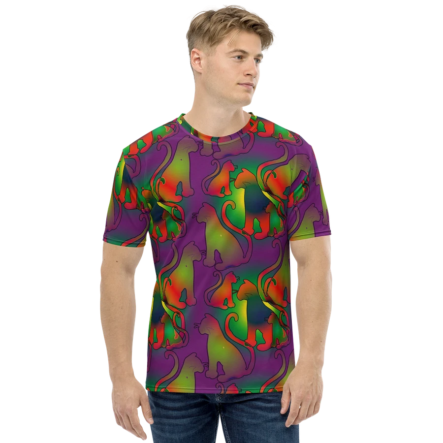 Abstract Cat Tshirt product image (1)
