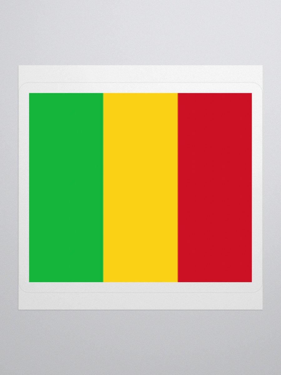 Mali National Flag Sticker - Exclusive Vinyl Design, Multiple Sizes product image (1)