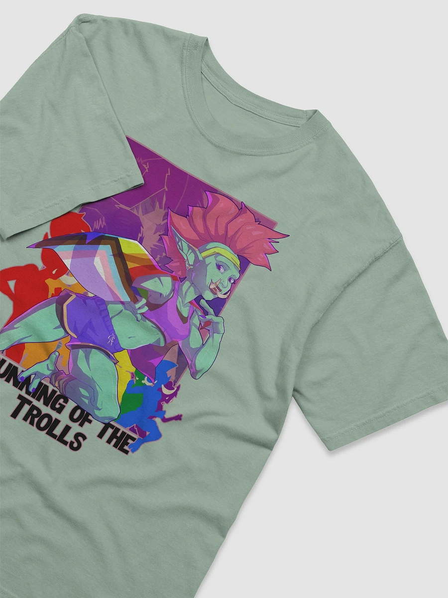 Troll Racer Tshirt Blues and Greens - by Eggu product image (38)