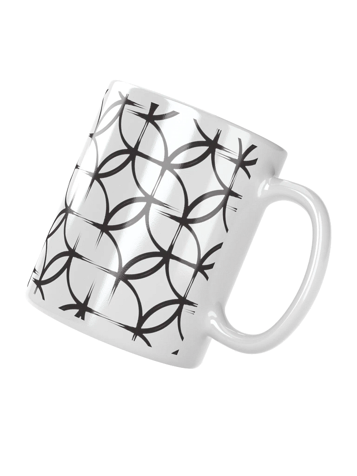 Symmetric Circles White Mug product image (5)