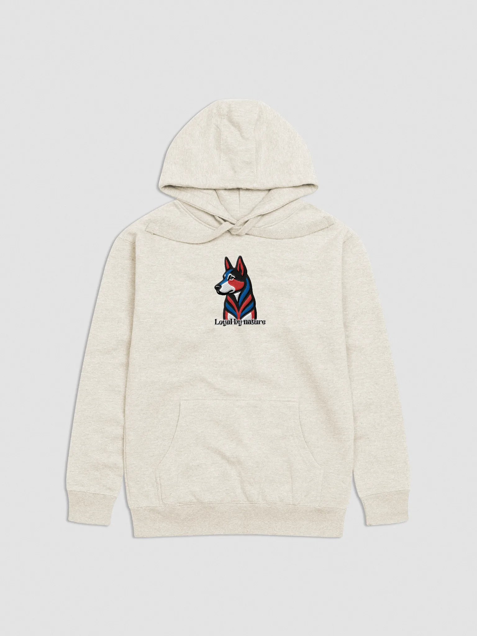 "LOYAL BY NATURE" / EMBROIDERED HOODIE product image (2)