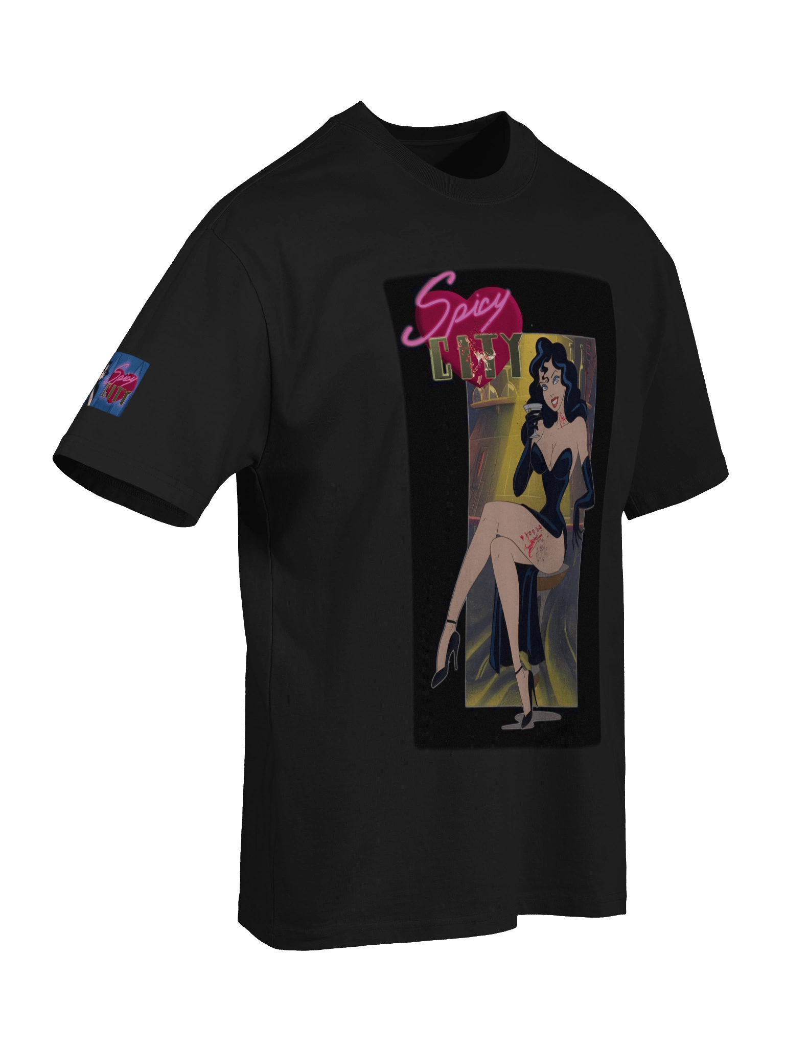 spicy city raven vintage tee shirt product image (13)